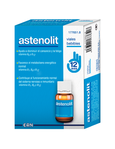Astenolit 12 Viales Bebibles de 10 ml