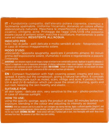 RILASTIL Sun System Compacto Dore SPF50+ 10g