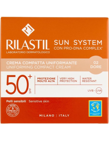 RILASTIL Sun System Compacto Dore SPF50+ 10g