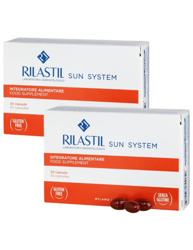 RILASTIL Duplo Sun System 2x30 Cápsulas
