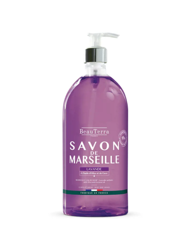 BeauTerra Jabón de Marsella Lavanda 1L