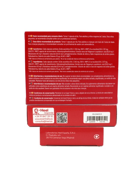 ESSENTIALIS Antiox 30 Cápsulas