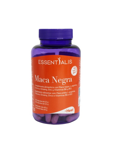 ESSENTIALIS Maca Negra 120 Cápsulas