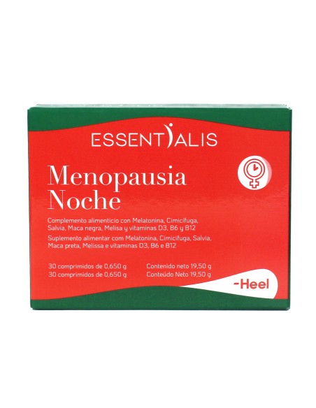 ESSENTIALIS Menopausia Noche 30 Comprimidos