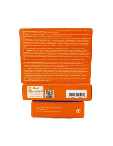 ESSENTIALIS Probióticos Compositum 30 Cápsulas Gastrorresistentes