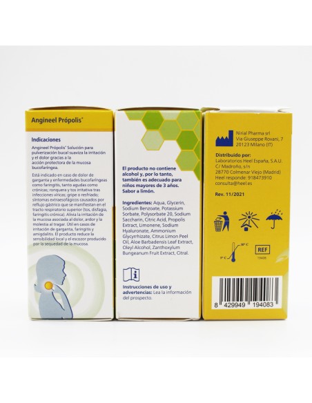 Angineel Própolis Limón Spray 20 ml