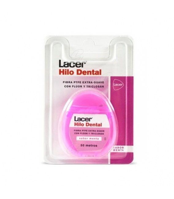 Lacer Hilo Dental Menta, 50 m
