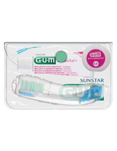 GUM Kit Viaje Sensibilidad