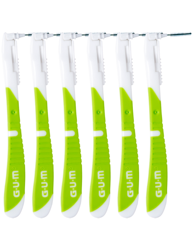 GUM Bi-Direction Cepillo Interdental 0,7 mm 6 Unidades