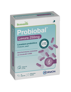 Probiobal Levura 250mg 10 Cápsulas