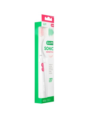GUM Sonic Sensitive Ultra Soft Cepillo Eléctrico Sónico