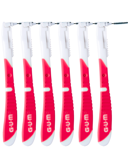 GUM Bi-Direction Cepillo Interdental 1,2 mm 6 Unidades