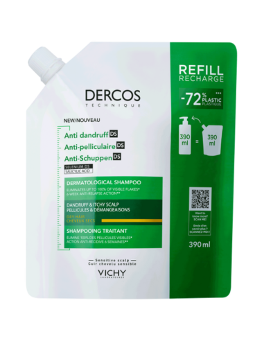 VICHY Dercos Recarga Champú DS Anticaspa...