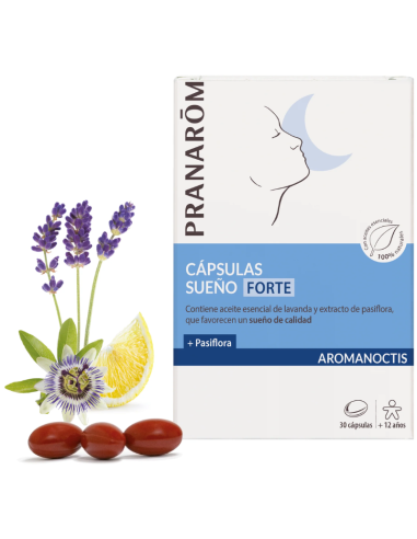 PRANAROM Aromanoctis 30 Cápsulas Sueño Forte