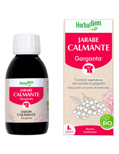 HerbalGem Jarabe Calmante Garganta Bio 150 ml