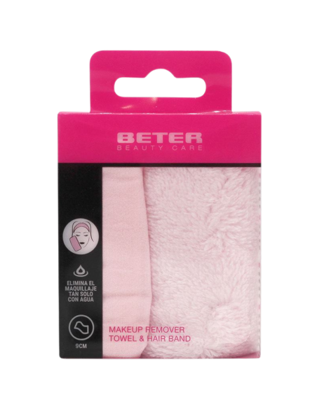 BETER Toalla Desmaquillante y Banda Cabello