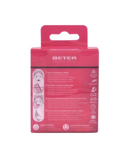 BETER Toalla Desmaquillante y Banda Cabello