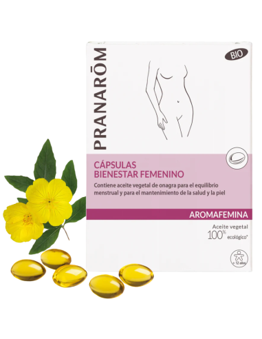 PRANAROM Aromafemina 30 Cápsulas Bienestar...