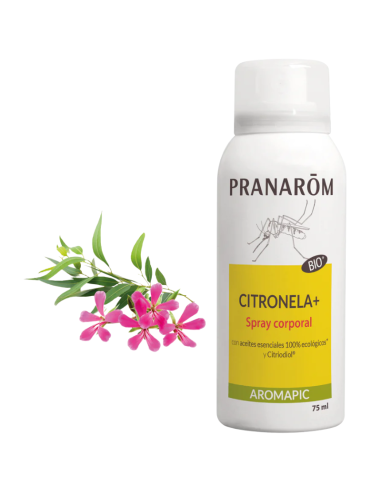 PRANAROM Aromapic Spray Cuerpo Citronela+ 75 ml