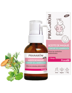 PRANAROM PranaBB Aceite de Masaje Confort Barriguita 30 ml
