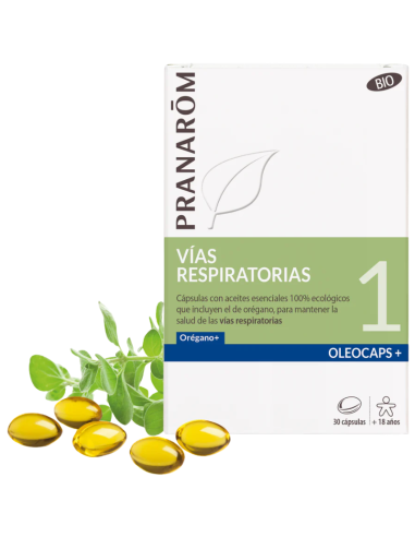 PRANAROM Oleocaps 1 Vías Respiratorias 30 Cápsulas