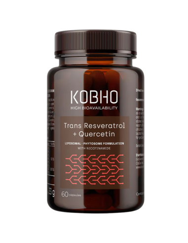 KOBHO Trans Resveratrol + Quercetin 60 Cápsulas