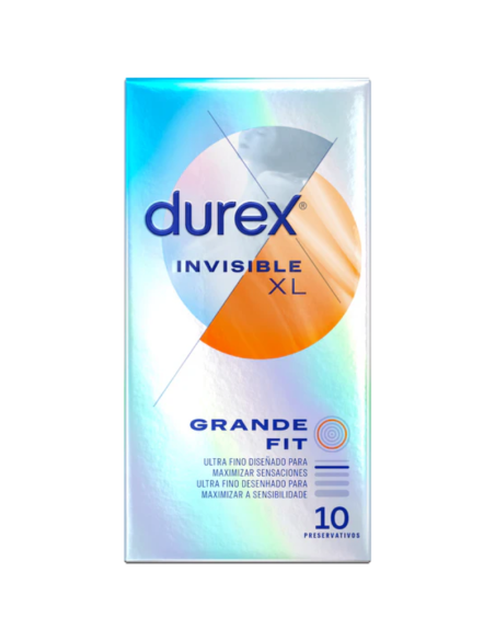 DUREX Invisible XL 10 Preservativos