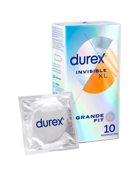 DUREX Invisible XL 10 Preservativos