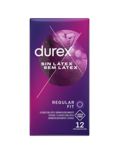 DUREX Sin Látex 12 Preservativos