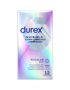 DUREX Invisible Extra Lubricado 12 Preservativos