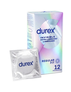DUREX Invisible Extra Lubricado 12 Preservativos 2