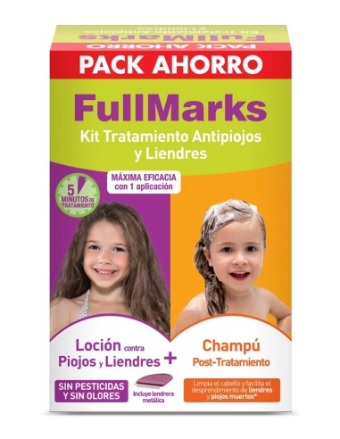 FullMarks Kit Antipiojos Loción 100 ml + Champú 150 ml