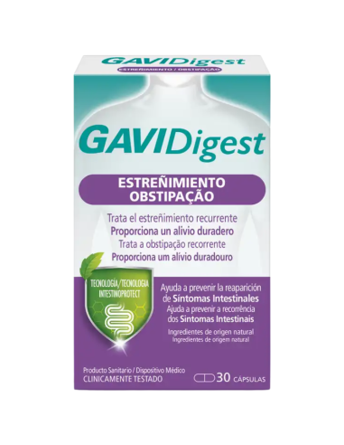 GAVIDigest Estreñimiento 30 Cápsulas