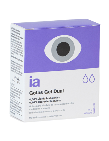 Interapothek Gotas Gel Dual Monodosis 20x0,35 ml