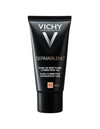 VICHY Dermablend Fondo de Maquillaje Fluido Corrector 16H 45 Gold 30 ml