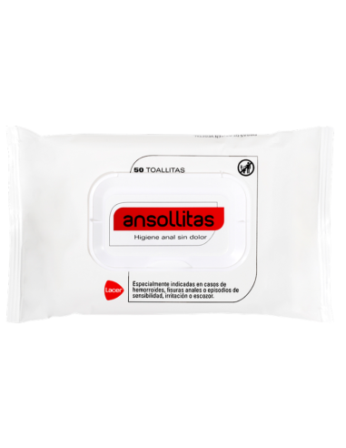 Ansollitas Higiene Anal 50 Toallitas