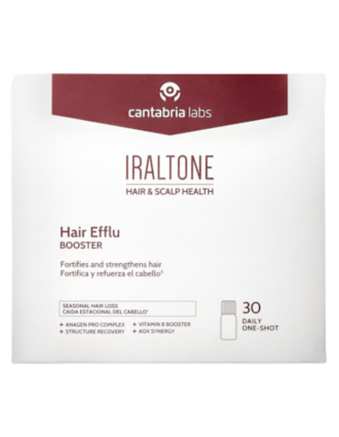 IRALTONE Hair Efflu Booster 30 Viales de 15 ml