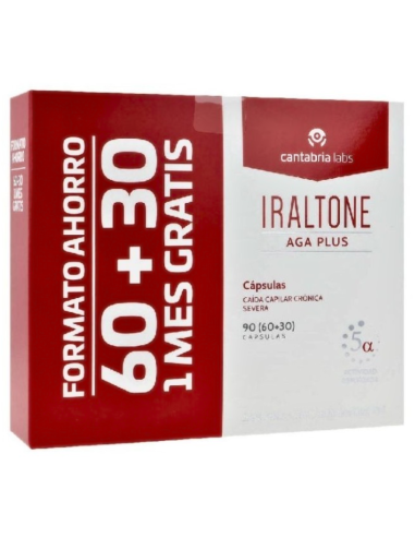IRALTONE AGA Plus 90 Cápsulas
