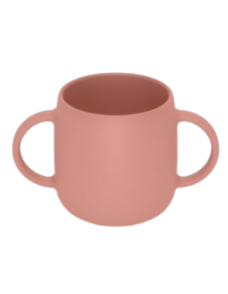 SUAVINEX Vajilla de Silicona Rosa 4 Piezas +4 Meses