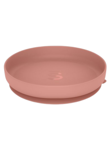 SUAVINEX Vajilla de Silicona Rosa 4 Piezas +4...