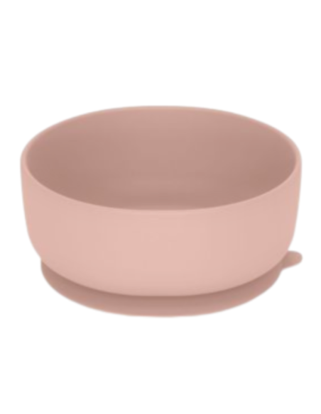 SUAVINEX Vajilla de Silicona Rosa 4 Piezas +4 Meses