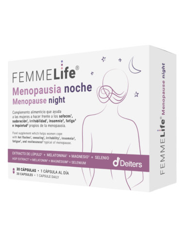 FEMMELife Menopausia Noche 30 Cápsulas