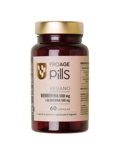 PROAGE Pills Berberina 500mg + Silimarina 100mg...