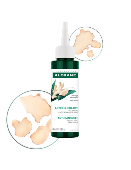 KLORANE Anticaspa Tratamiento Anti-Picor a la Galanga 100 ml