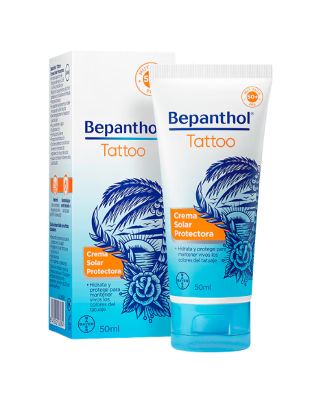 Bepanthol Tattoo Crema Solar Protectora SPF50+ 50 ml