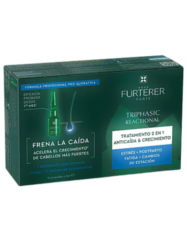 RENE FURTERER Triphasic Reactional 12 Ampollas...