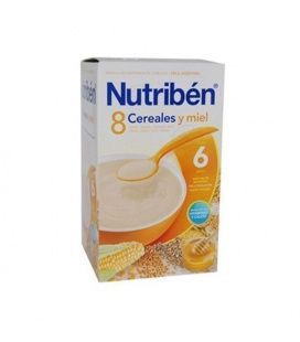 Papillas - Nutriben 8 Cereales Miel 600 Gr