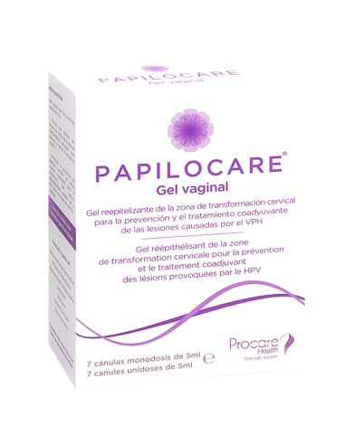 PAPILOCARE Gel Vaginal 7 Cánulas de 5 ml