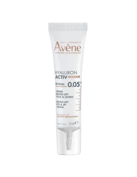 AVENE Hyaluron Activ Procedure Retinal 0,05 Crema Micro-Lift Ojos & Labios 15 ml