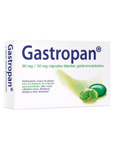 Gastropan 90mg/50mg 14 Cápsulas Blandas...